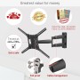 Suport TV plat/curbat de perete cu 2 brate Barkan BM443LP, 13"- 83", Max 50kg, VESA 600x400, negru BARKAN - 1